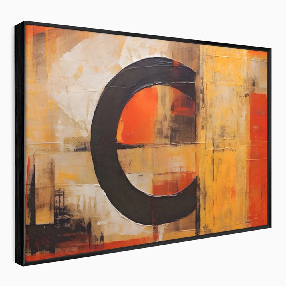 Leinwandbilder Premium LuxCanva® A1621, Abstrakte Realität, Wohnen, Chromatisch, Rot, Kreis, Dekorativ, Schlafzimmer, Lebendige Farben