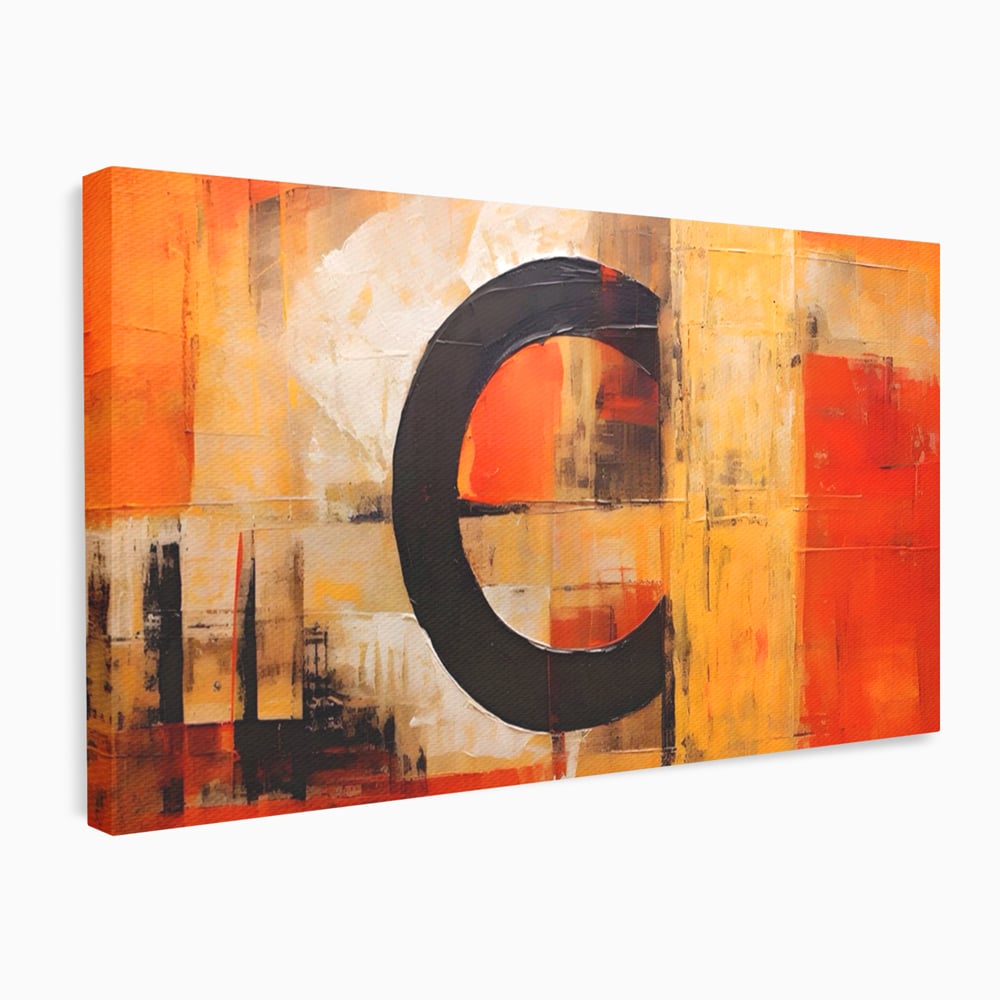 Leinwandbilder Premium LuxCanva® A1621, Abstrakte Realität, Wohnen, Chromatisch, Rot, Kreis, Dekorativ, Schlafzimmer, Lebendige Farben