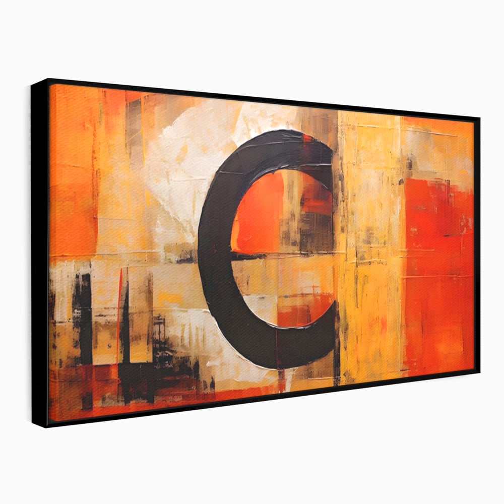 Leinwandbilder Premium LuxCanva® A1621, Abstrakte Realität, Wohnen, Chromatisch, Rot, Kreis, Dekorativ, Schlafzimmer, Lebendige Farben
