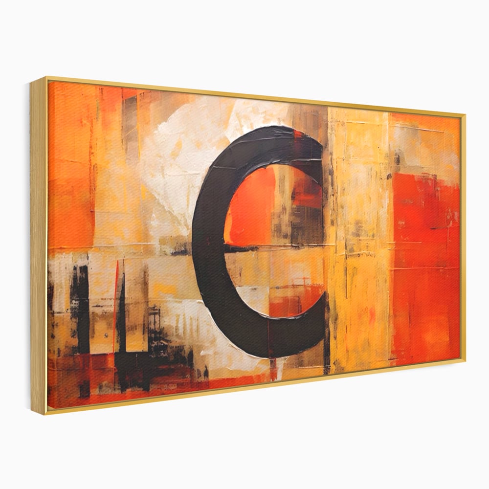 Leinwandbilder Premium LuxCanva® A1621, Abstrakte Realität, Wohnen, Chromatisch, Rot, Kreis, Dekorativ, Schlafzimmer, Lebendige Farben