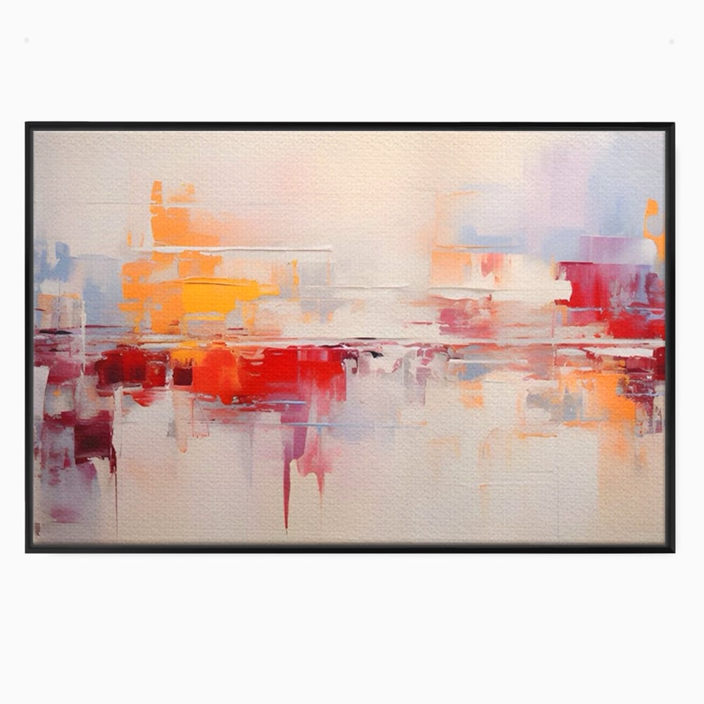 Tablou Canvas Premium LuxCanva® A1622, Cromatica , Living, Abstract, Reflexie De Culori, Decorativ, Dormitor, Culori Vibrante