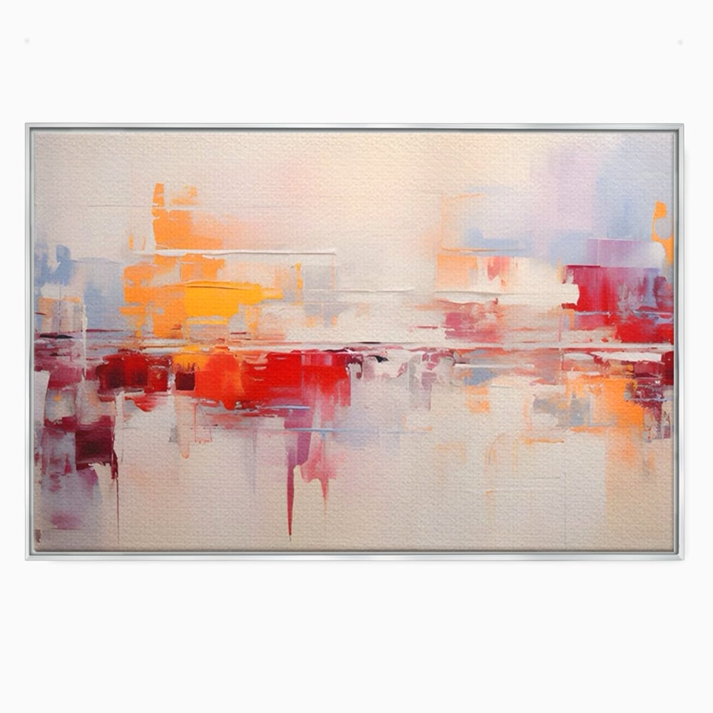 Tablou Canvas Premium LuxCanva® A1622, Cromatica , Living, Abstract, Reflexie De Culori, Decorativ, Dormitor, Culori Vibrante