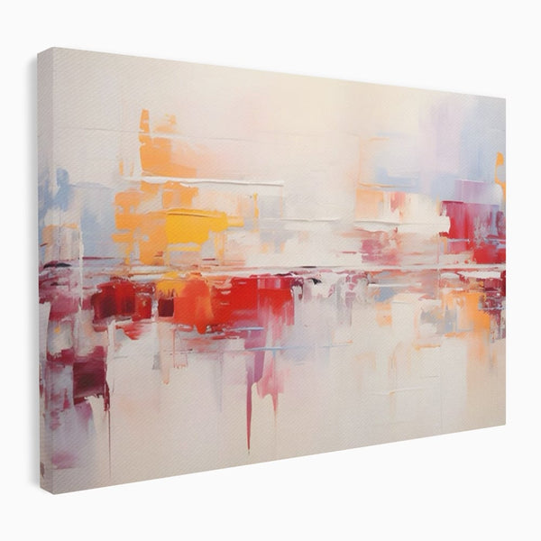 Tablou Canvas Premium LuxCanva® A1622, Cromatica , Living, Abstract, Reflexie De Culori, Decorativ, Dormitor, Culori Vibrante