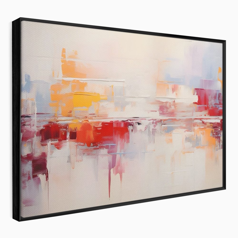 Tablou Canvas Premium LuxCanva® A1622, Cromatica , Living, Abstract, Reflexie De Culori, Decorativ, Dormitor, Culori Vibrante