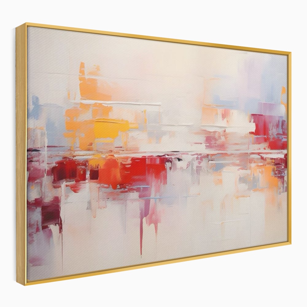Tablou Canvas Premium LuxCanva® A1622, Cromatica , Living, Abstract, Reflexie De Culori, Decorativ, Dormitor, Culori Vibrante