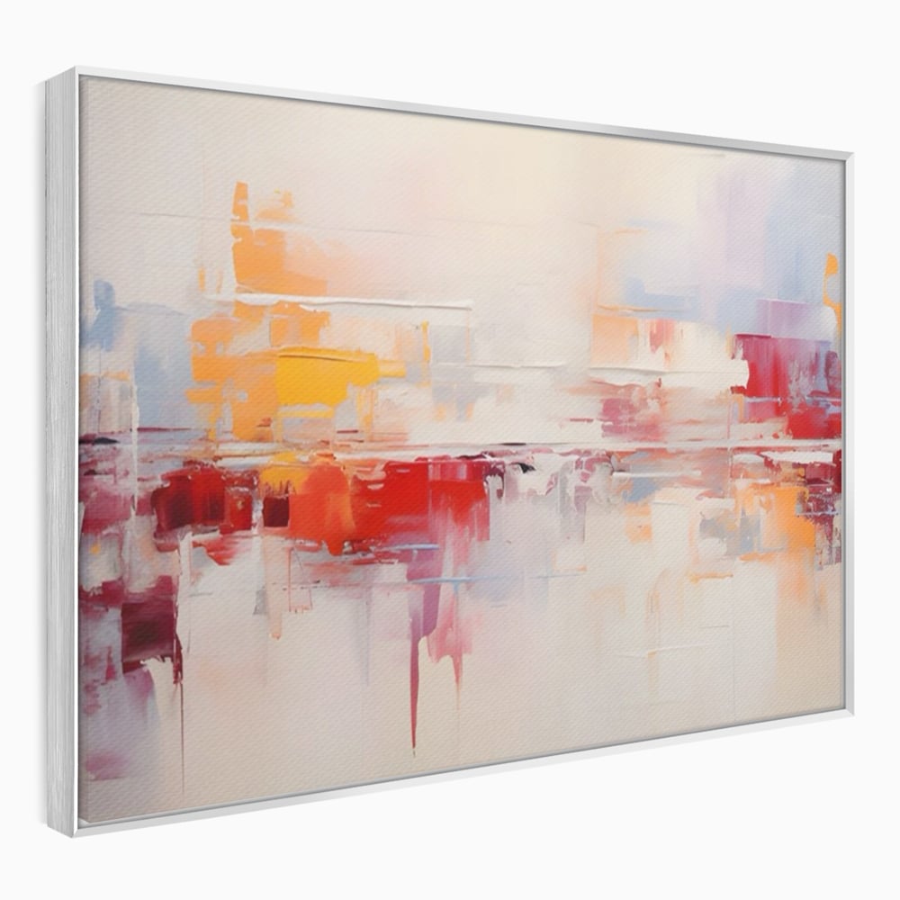 Tablou Canvas Premium LuxCanva® A1622, Cromatica , Living, Abstract, Reflexie De Culori, Decorativ, Dormitor, Culori Vibrante