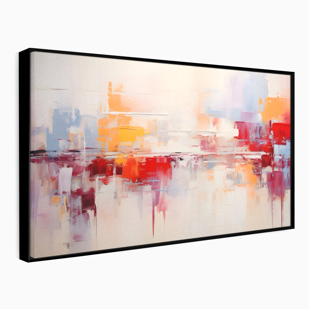 Tablou Canvas Premium LuxCanva® A1622, Cromatica , Living, Abstract, Reflexie De Culori, Decorativ, Dormitor, Culori Vibrante