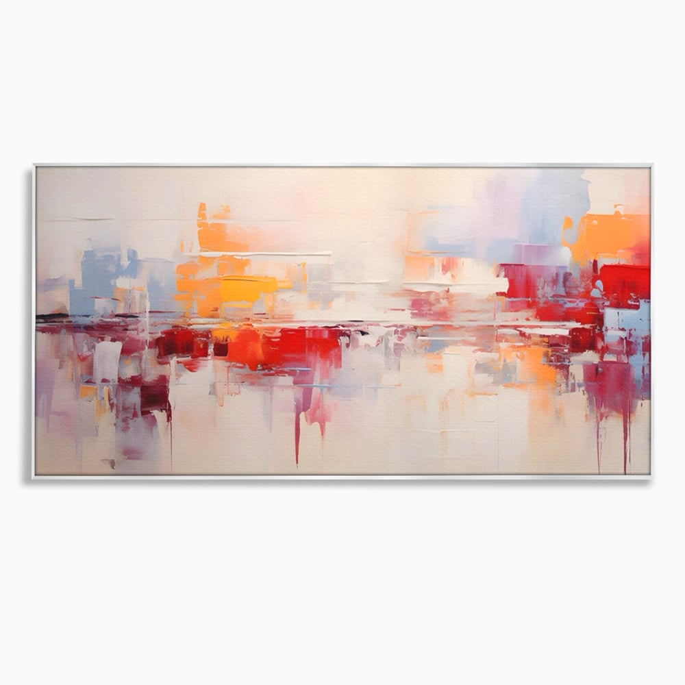 Tablou Canvas Premium LuxCanva® A1622, Cromatica , Living, Abstract, Reflexie De Culori, Decorativ, Dormitor, Culori Vibrante