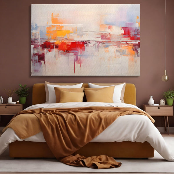 Tablou Canvas Premium LuxCanva® A1622, Cromatica , Living, Abstract, Reflexie De Culori, Decorativ, Dormitor, Culori Vibrante