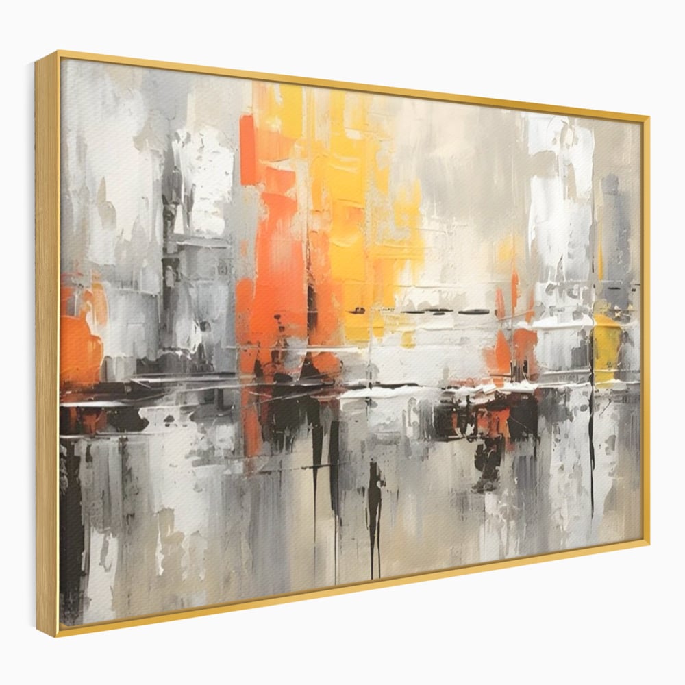 Tablou Canvas Premium LuxCanva® A1623, Imbratisare Abstracta , Living, Decorativ, Cromatic, Compozitie, Dormitor, Culori Vibrante