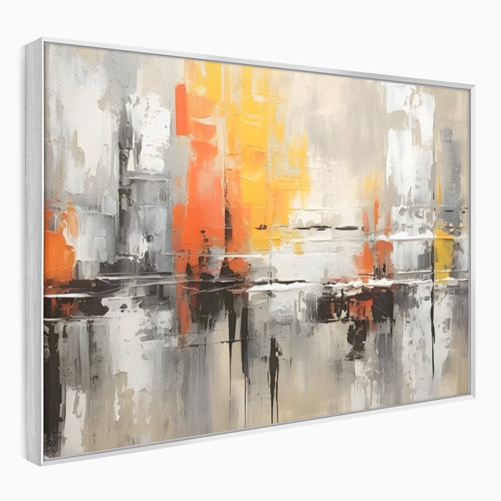 Tablou Canvas Premium LuxCanva® A1623, Imbratisare Abstracta , Living, Decorativ, Cromatic, Compozitie, Dormitor, Culori Vibrante