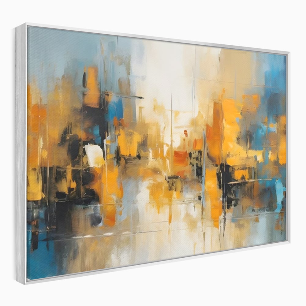 Tablou Canvas Premium LuxCanva® A1624, Reflexie Colorata , Room, Decorativ, Cromatic, Contrast, Abstract, Dormitor, Culori Vibrante