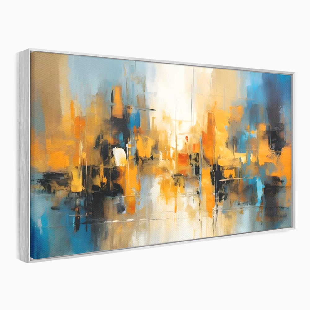 Tablou Canvas Premium LuxCanva® A1624, Reflexie Colorata , Room, Decorativ, Cromatic, Contrast, Abstract, Dormitor, Culori Vibrante