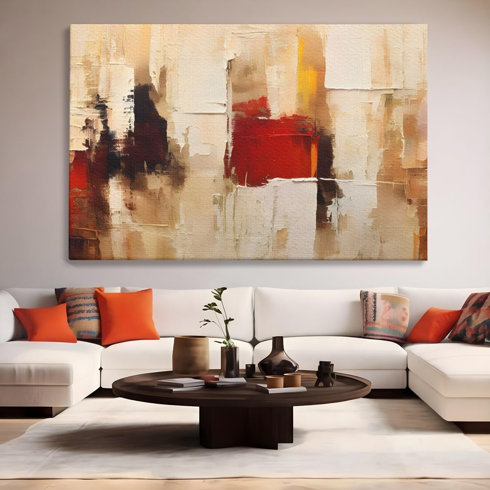 Leinwandbilder Premium LuxCanva® A1625, Abstrakte Bilder, Zimmer, Dekorativ, Chromatisch, Kontrast, Abstrakt, Schlafzimmer, Lebendige Farben