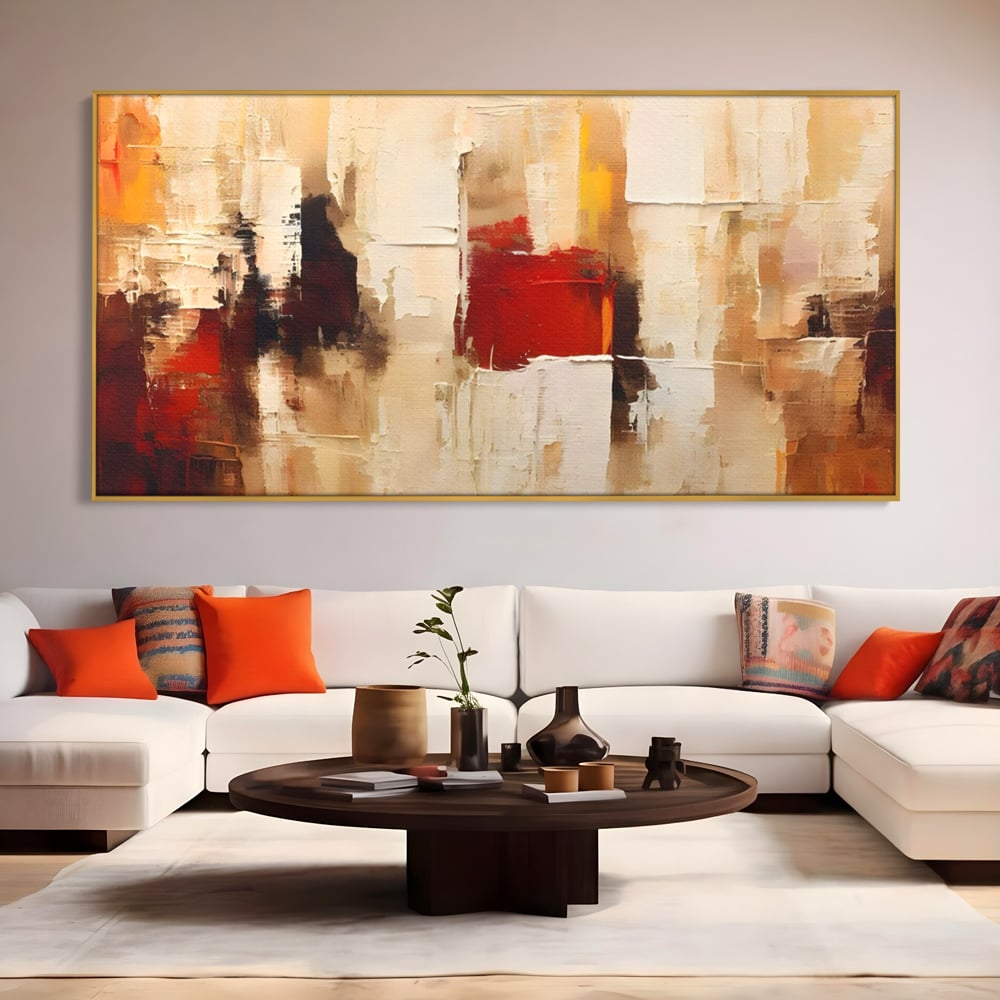Leinwandbilder Premium LuxCanva® A1625, Abstrakte Bilder, Zimmer, Dekorativ, Chromatisch, Kontrast, Abstrakt, Schlafzimmer, Lebendige Farben