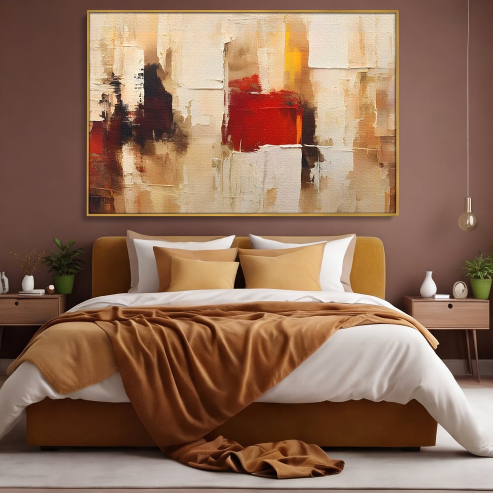 Leinwandbilder Premium LuxCanva® A1625, Abstrakte Bilder, Zimmer, Dekorativ, Chromatisch, Kontrast, Abstrakt, Schlafzimmer, Lebendige Farben