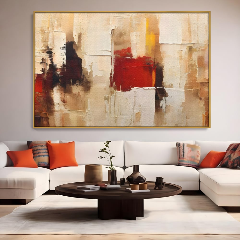 Leinwandbilder Premium LuxCanva® A1625, Abstrakte Bilder, Zimmer, Dekorativ, Chromatisch, Kontrast, Abstrakt, Schlafzimmer, Lebendige Farben