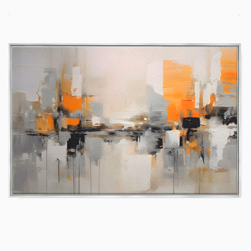 Leinwandbilder Premium LuxCanva® A1626, Grau Leinwandbilder, Zimmer, Dekorativ, Nicht Farben, Reflektierend, Abstrakt, Schlafzimmer, Lebendige Farben