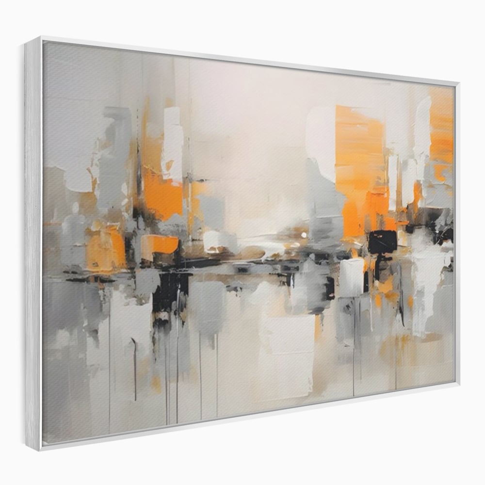 Leinwandbilder Premium LuxCanva® A1626, Grau Leinwandbilder, Zimmer, Dekorativ, Nicht Farben, Reflektierend, Abstrakt, Schlafzimmer, Lebendige Farben