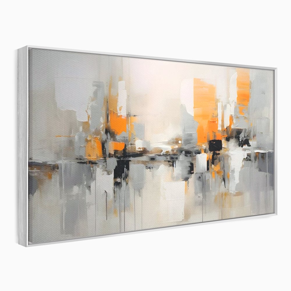Leinwandbilder Premium LuxCanva® A1626, Grau Leinwandbilder, Zimmer, Dekorativ, Nicht Farben, Reflektierend, Abstrakt, Schlafzimmer, Lebendige Farben