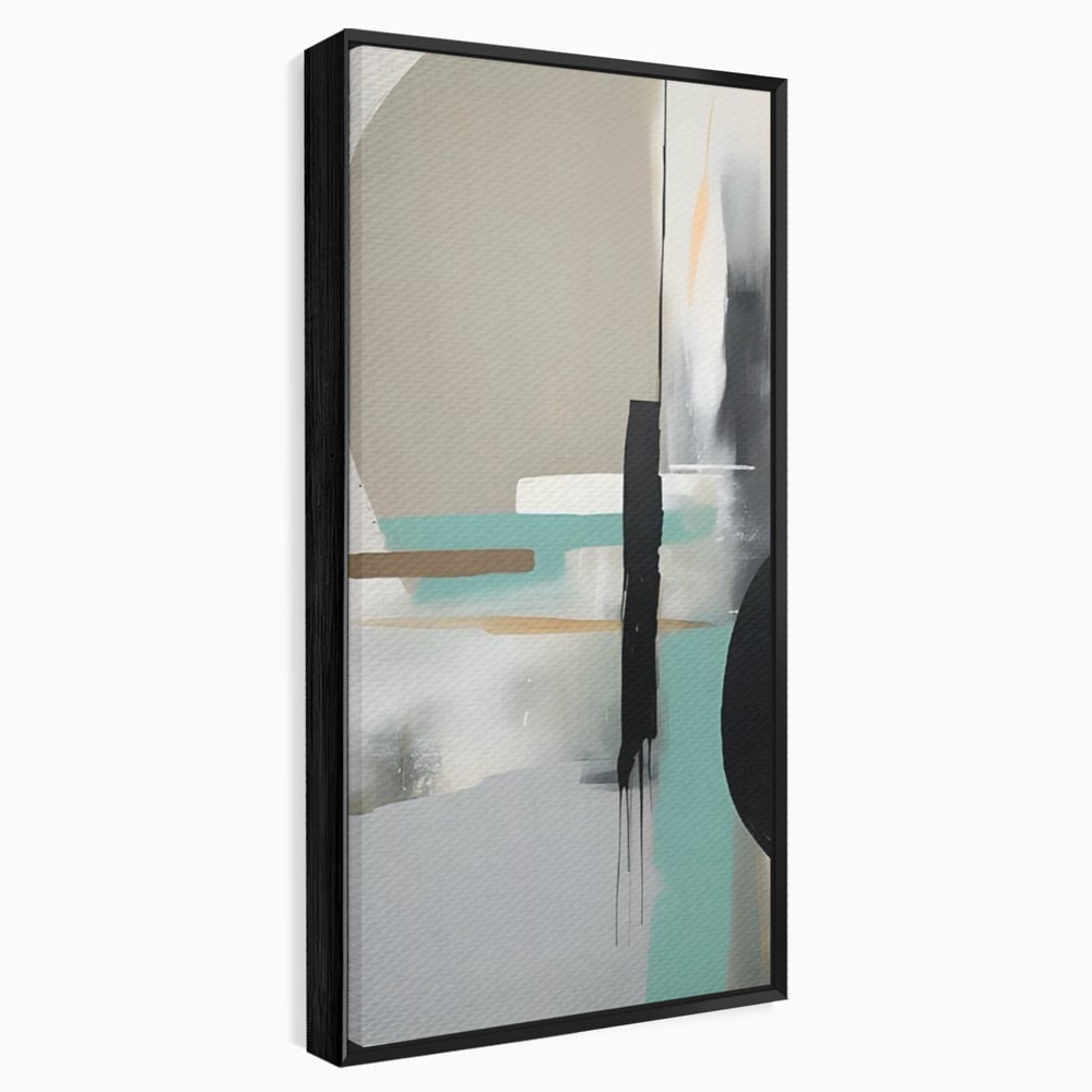 Tablou Canvas Premium LuxCanva® A1635, Abstract Circular , Room, Forme, Decorativ, Dormitor, Culori Vibrante
