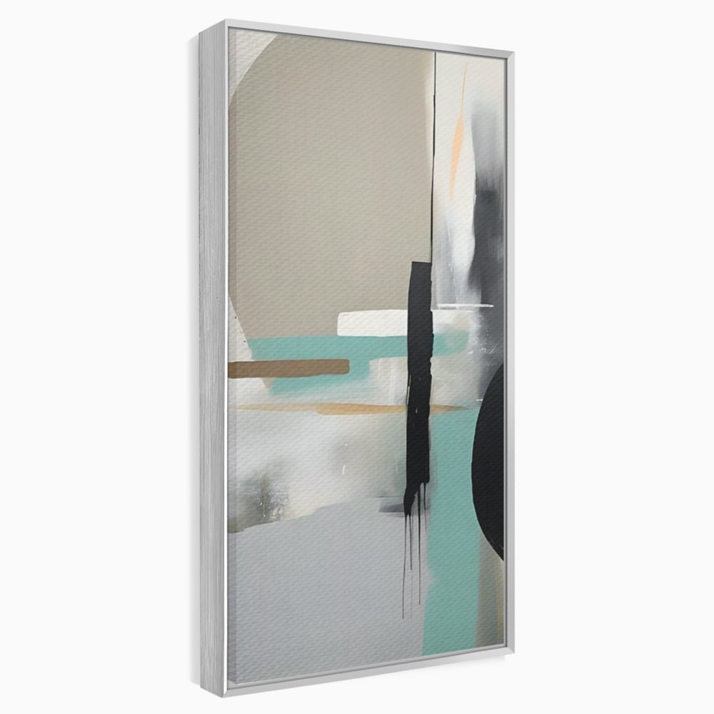 Tablou Canvas Premium LuxCanva® A1635, Abstract Circular , Room, Forme, Decorativ, Dormitor, Culori Vibrante