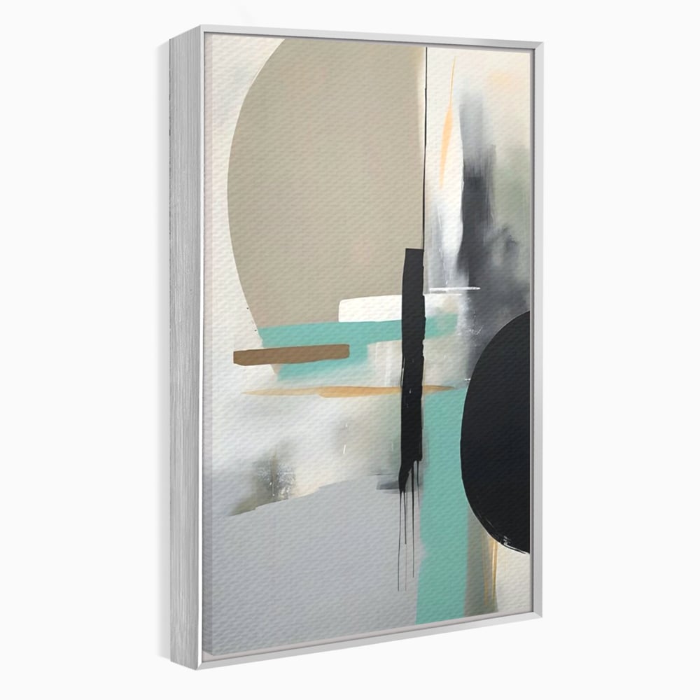 Tablou Canvas Premium LuxCanva® A1635, Abstract Circular , Room, Forme, Decorativ, Dormitor, Culori Vibrante