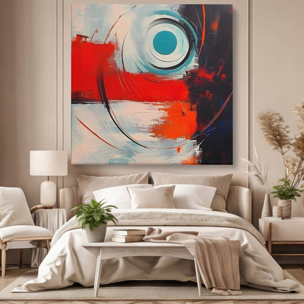 Tablou Canvas Premium LuxCanva® A1639, Viziune Abstracta , Room, Decorativ, Cromatic, Dormitor, Culori Vibrante