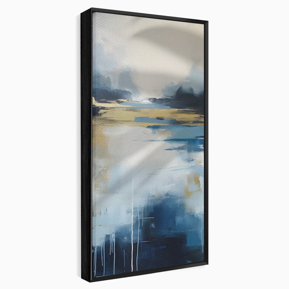 Tablou Canvas Premium LuxCanva® A1641, Rasarit Abstract , Room, Decorativ, Cer, Peisaj, Sentimente, Dormitor, Culori Vibrante