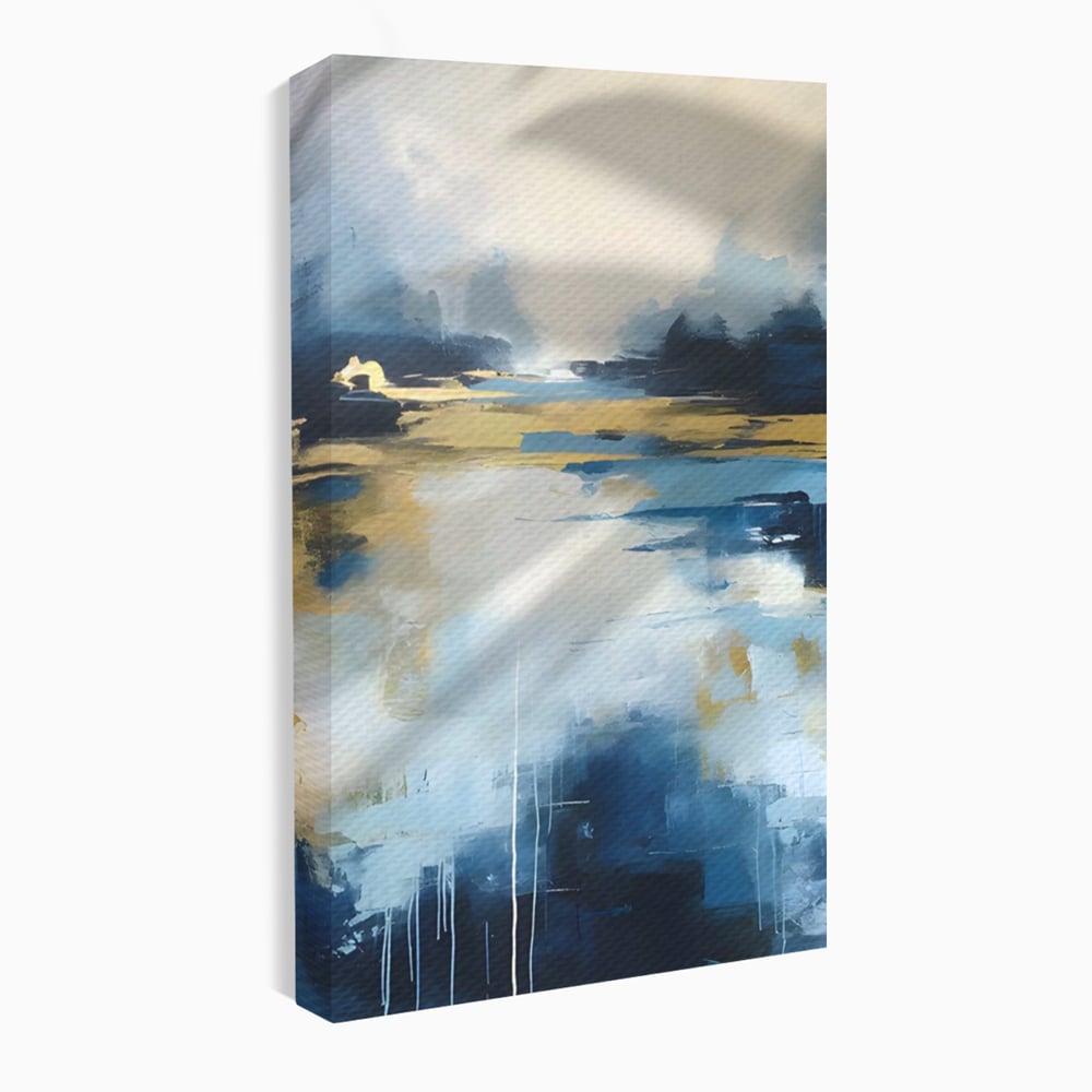 Tablou Canvas Premium LuxCanva® A1641, Rasarit Abstract , Room, Decorativ, Cer, Peisaj, Sentimente, Dormitor, Culori Vibrante