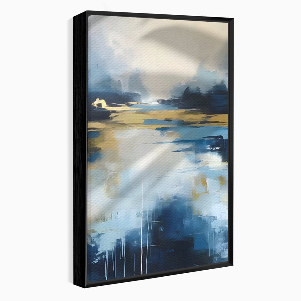 Tablou Canvas Premium LuxCanva® A1641, Rasarit Abstract , Room, Decorativ, Cer, Peisaj, Sentimente, Dormitor, Culori Vibrante