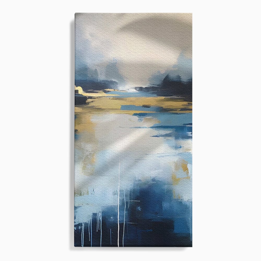 Tablou Canvas Premium LuxCanva® A1641, Rasarit Abstract , Room, Decorativ, Cer, Peisaj, Sentimente, Dormitor, Culori Vibrante