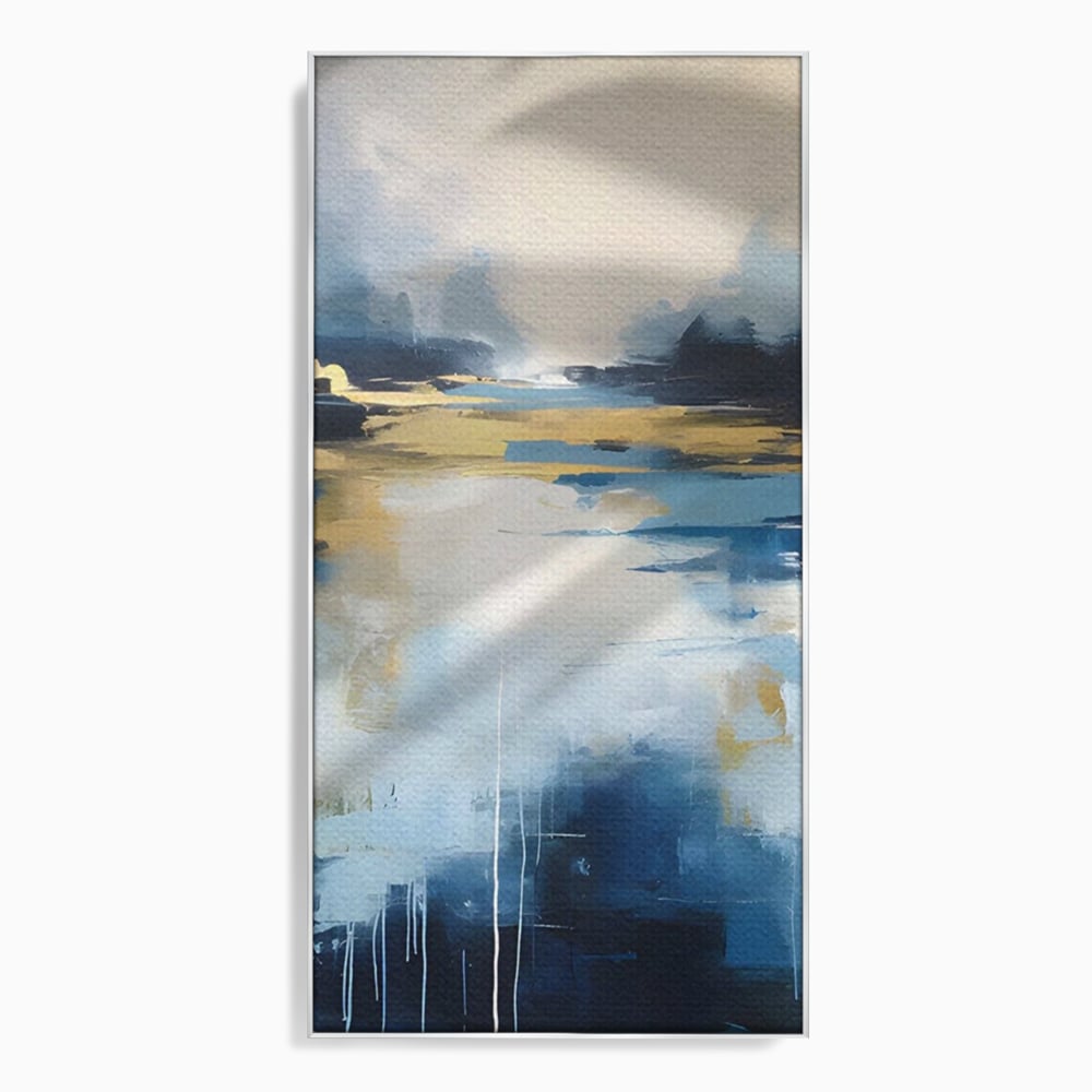 Tablou Canvas Premium LuxCanva® A1641, Rasarit Abstract , Room, Decorativ, Cer, Peisaj, Sentimente, Dormitor, Culori Vibrante
