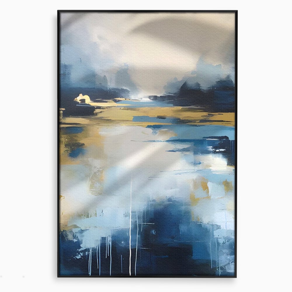 Tablou Canvas Premium LuxCanva® A1641, Rasarit Abstract , Room, Decorativ, Cer, Peisaj, Sentimente, Dormitor, Culori Vibrante