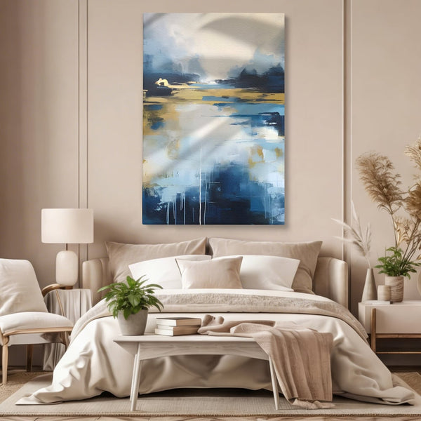 Tablou Canvas Premium LuxCanva® A1641, Rasarit Abstract , Room, Decorativ, Cer, Peisaj, Sentimente, Dormitor, Culori Vibrante