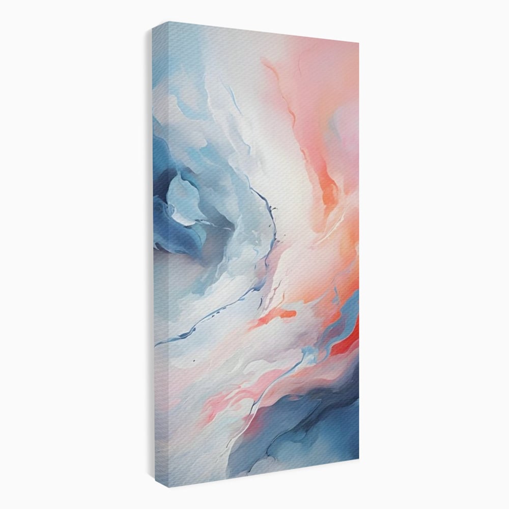 Tablou Canvas Premium LuxCanva® A1644, Pink Contrast , Dormitor, Decorativ, Landscape, Cromatic, Living, Culori Vibrante