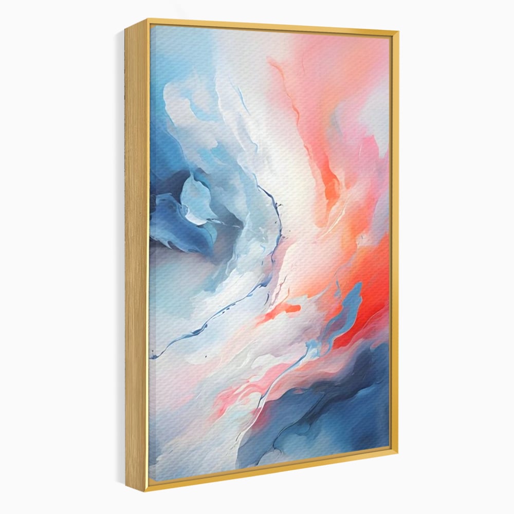 Tablou Canvas Premium LuxCanva® A1644, Pink Contrast , Dormitor, Decorativ, Landscape, Cromatic, Living, Culori Vibrante