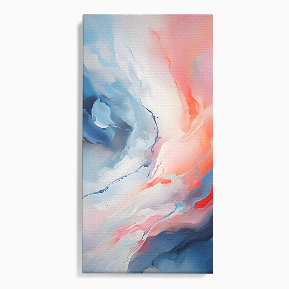Tablou Canvas Premium LuxCanva® A1644, Pink Contrast , Dormitor, Decorativ, Landscape, Cromatic, Living, Culori Vibrante