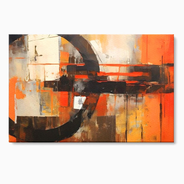 Tablou Canvas Premium LuxCanva® A1648, Geometrie Abstracta , Dormitor, Decorativ, Cromatic, Living, Culori Vibrante