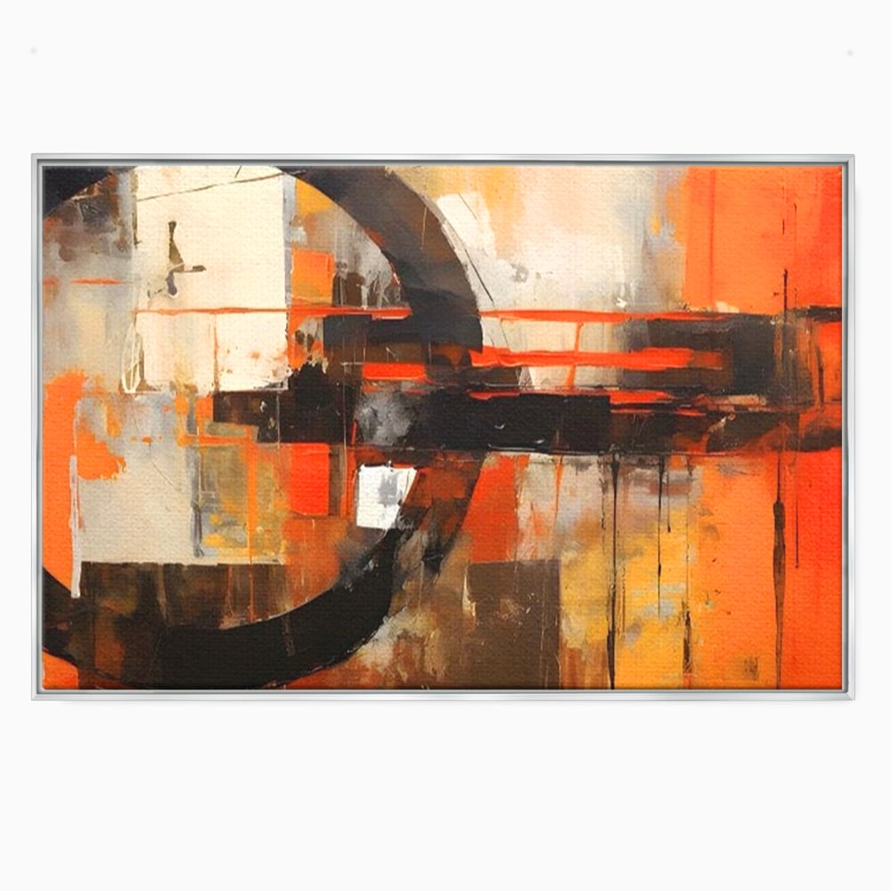 Tablou Canvas Premium LuxCanva® A1648, Geometrie Abstracta , Dormitor, Decorativ, Cromatic, Living, Culori Vibrante