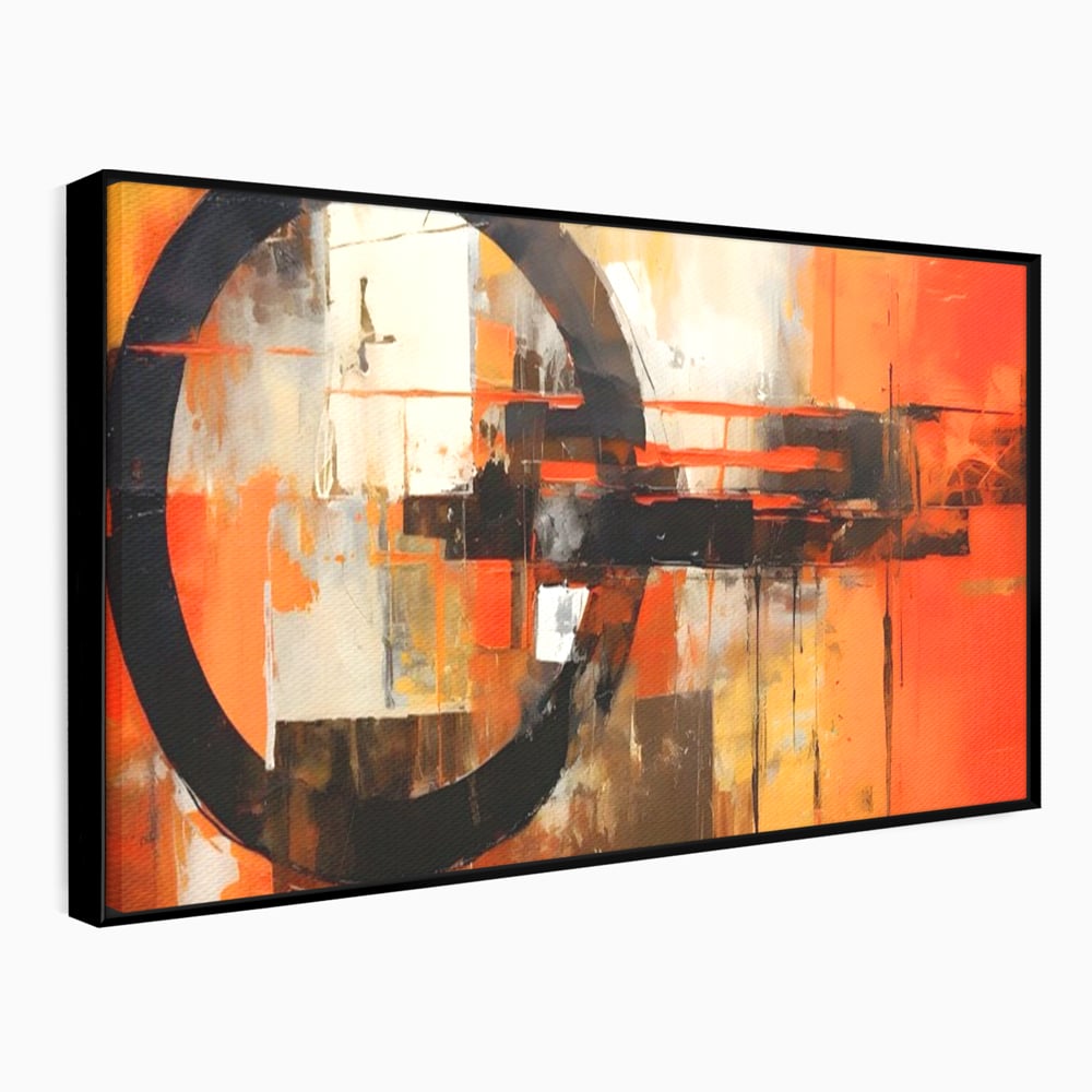 Tablou Canvas Premium LuxCanva® A1648, Geometrie Abstracta , Dormitor, Decorativ, Cromatic, Living, Culori Vibrante