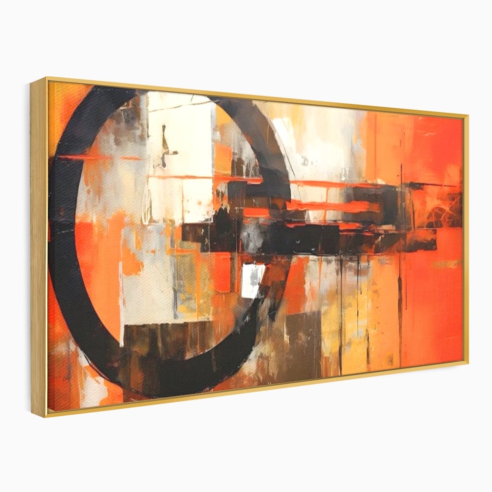 Tablou Canvas Premium LuxCanva® A1648, Geometrie Abstracta , Dormitor, Decorativ, Cromatic, Living, Culori Vibrante