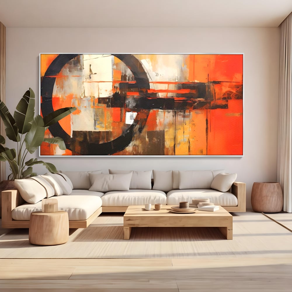 Tablou Canvas Premium LuxCanva® A1648, Geometrie Abstracta , Dormitor, Decorativ, Cromatic, Living, Culori Vibrante