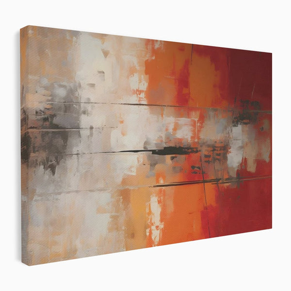 Tablou Canvas Premium LuxCanva® A1651, Linie Neagra , Room, Decorativ, Cromatic, Abstract, Living, Culori Vibrante