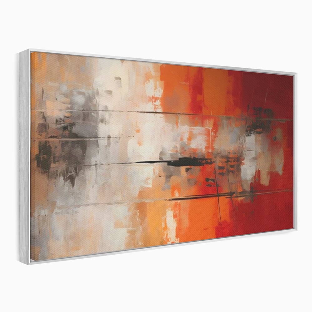 Tablou Canvas Premium LuxCanva® A1651, Linie Neagra , Room, Decorativ, Cromatic, Abstract, Living, Culori Vibrante