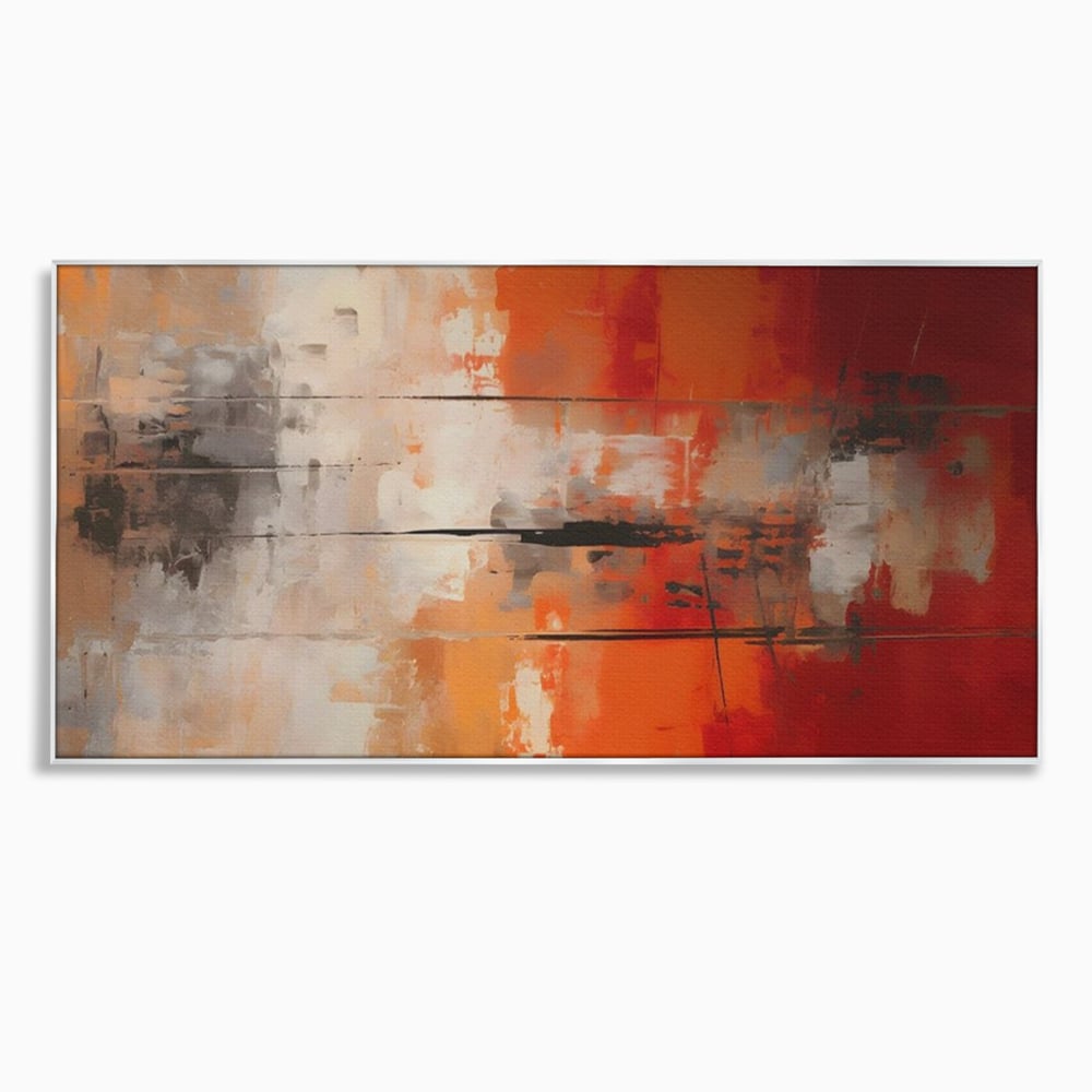 Tablou Canvas Premium LuxCanva® A1651, Linie Neagra , Room, Decorativ, Cromatic, Abstract, Living, Culori Vibrante