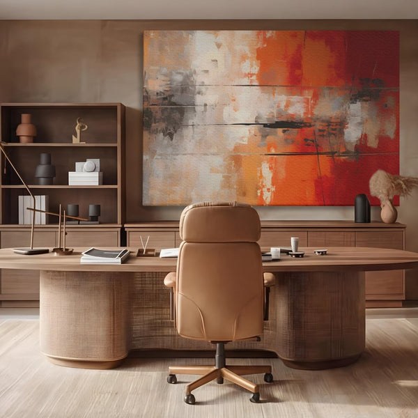 Tablou Canvas Premium LuxCanva® A1651, Linie Neagra , Room, Decorativ, Cromatic, Abstract, Living, Culori Vibrante