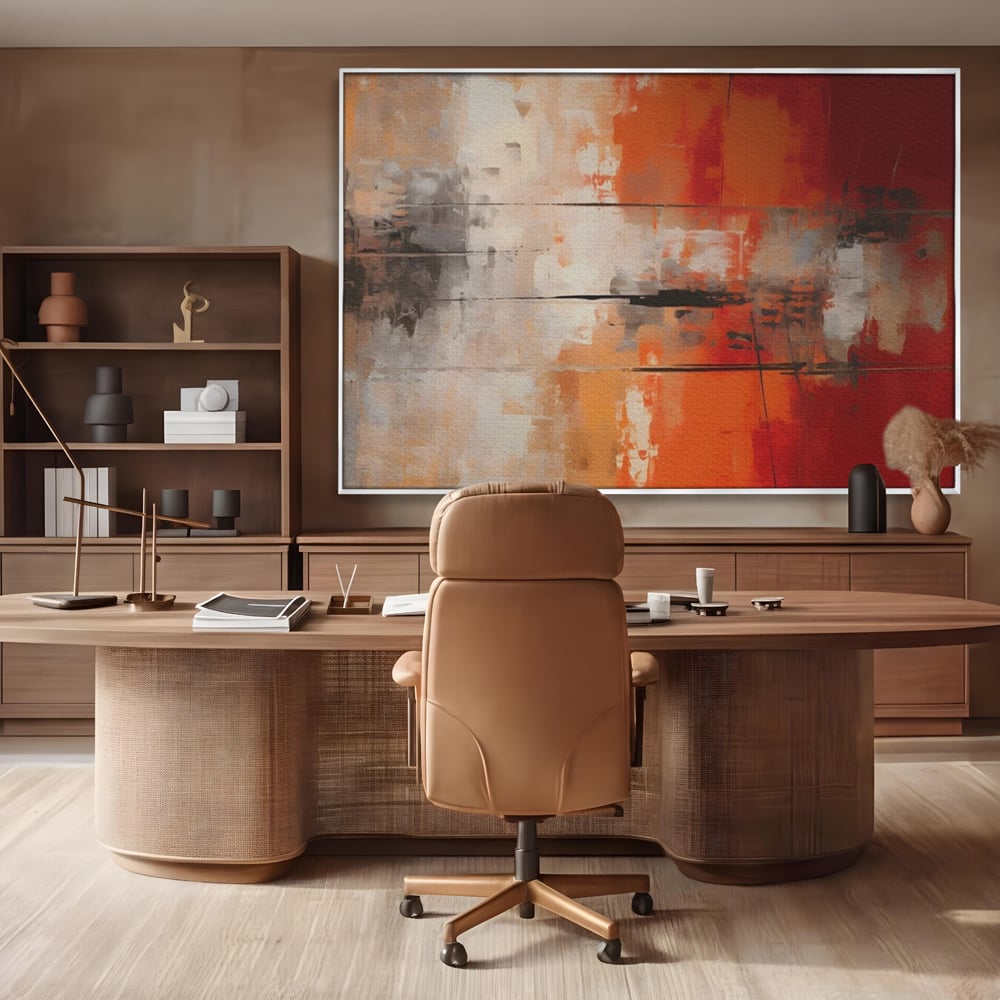 Tablou Canvas Premium LuxCanva® A1651, Linie Neagra , Room, Decorativ, Cromatic, Abstract, Living, Culori Vibrante