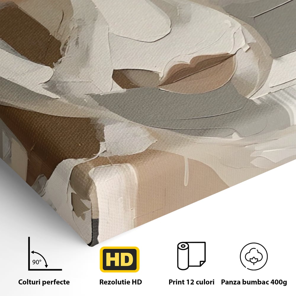 Tablou Canvas Premium LuxCanva® A1654, Abstract Lips , Room, Fata, Ochi, Decorativ, Living, Culori Vibrante