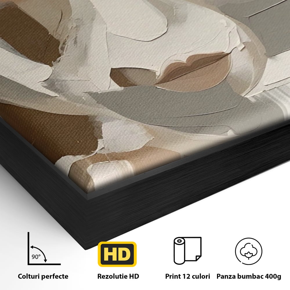 Tablou Canvas Premium LuxCanva® A1654, Abstract Lips , Room, Fata, Ochi, Decorativ, Living, Culori Vibrante